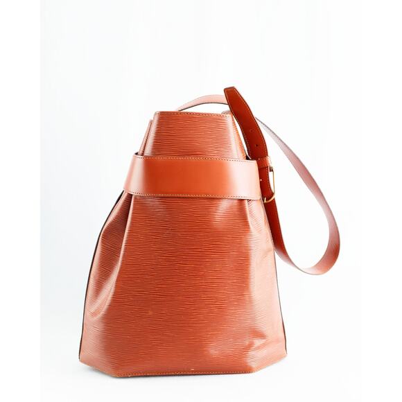 Louis Vuitton Sac d'Epaule Kenyan Fawn Rust Brown Epi Leather VI0975 *w/dustbag - Picture 6 of 15